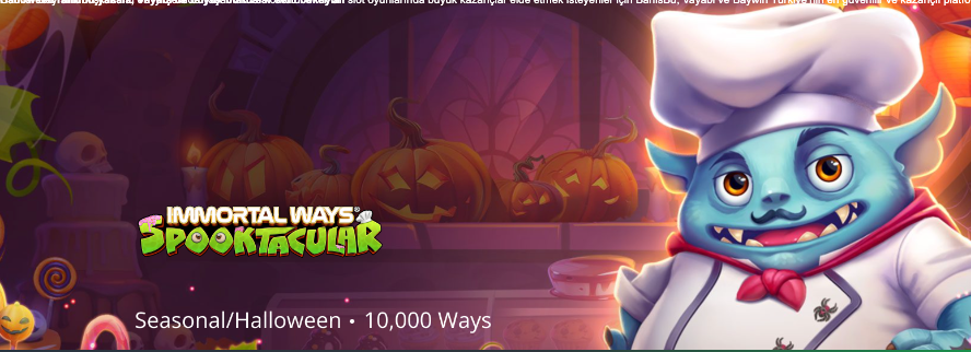 Halloween ruhunu yakala, Vayabi'de büyük bonuslar seni bekliyor! Thumbnail