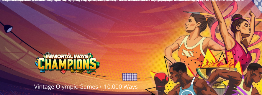 Türkiye’nin en iyi casino sitelerinde Pragmatic Play, Rubyplay, Endorphina, Netent, PGsoft ve Smartsoft’un vintage Olympic slotları seni bekliyor!   Thumbnail